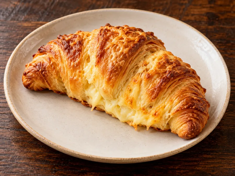 Ilustração de Croissant de queijo gerada por IA
