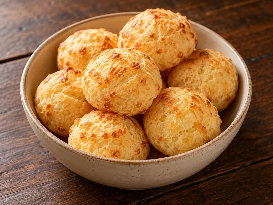 Ilustração de Pão de queijo gerada por IA