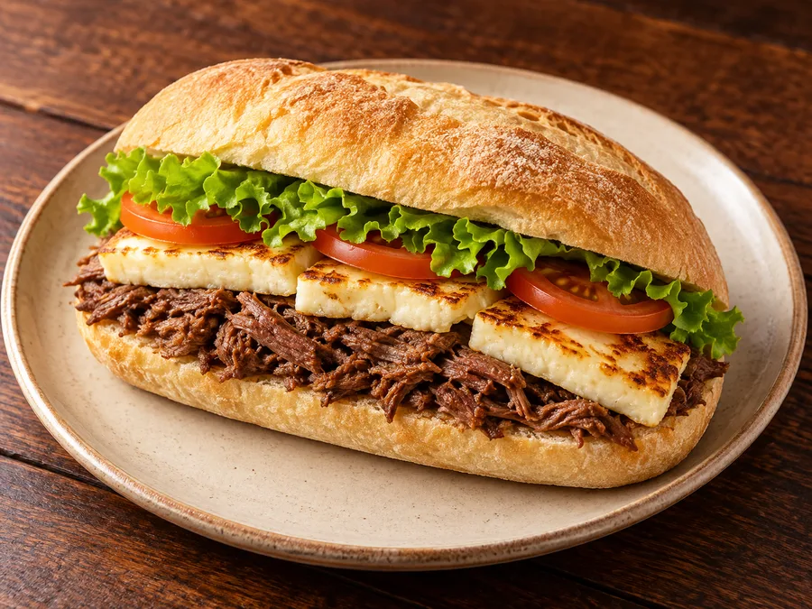 Ilustração de Cheese Carne De Sol gerada por IA