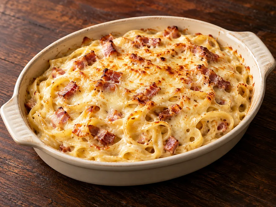 Ilustração de Talharim à carbonara gerada por IA