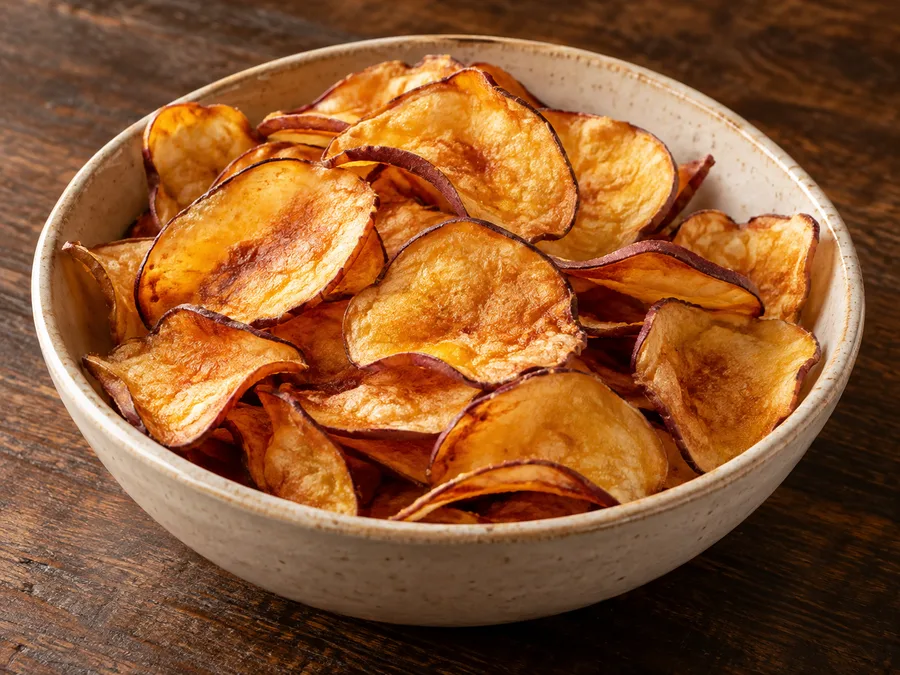 Ilustração de Chips de batata doce gerada por IA