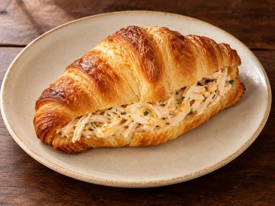 Ilustração de Croissant de frango gerada por IA