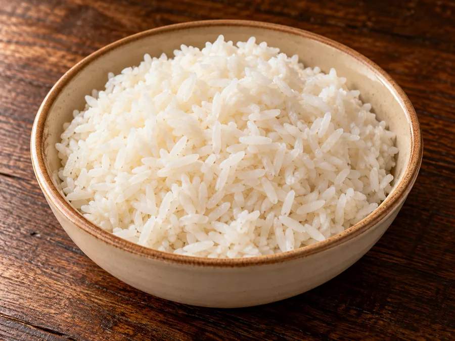 Ilustração de Arroz branco gerada por IA