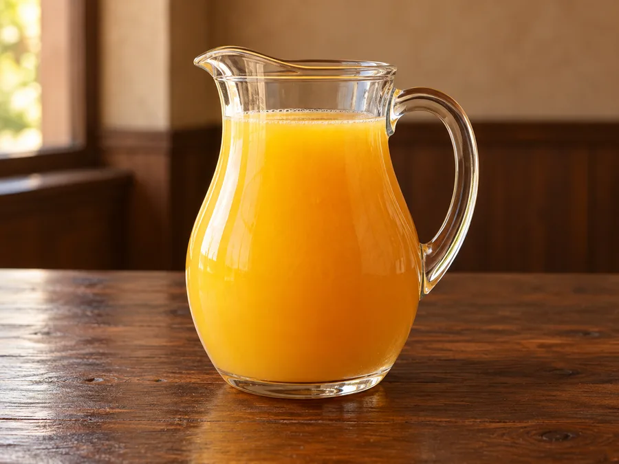Ilustração por IA do tipo de bebida de Sucos - Jarra 750ml - uma fruta; marca, embalagem e sabor podem variar