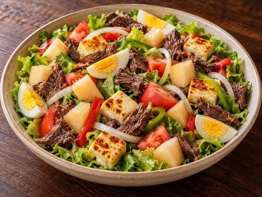 Ilustração de Salada Sertaneja gerada por IA