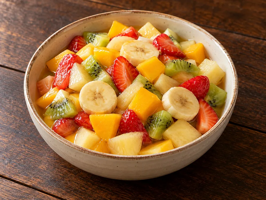 Ilustração de Salada de fruta gerada por IA
